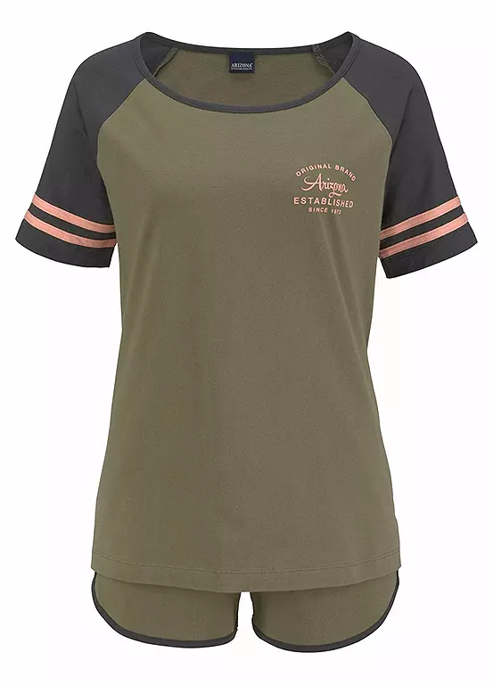 Arizona Sporty Stripe Short Pyjamas - Image 4