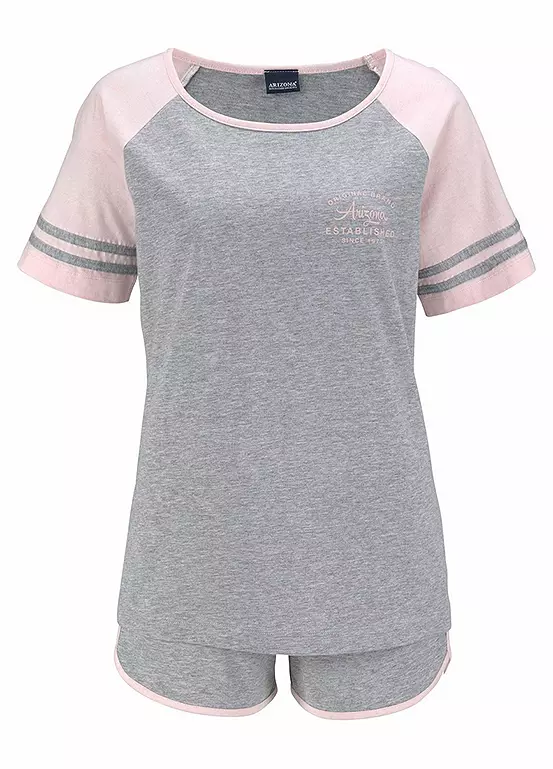 Arizona Sporty Stripe Short Pyjamas - Image 2