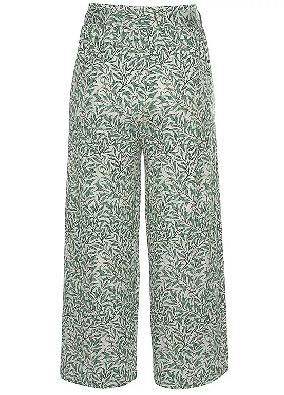 Beach Time Leaf Printed Culottes - Image 4