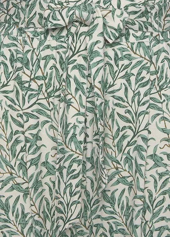 Beach Time Leaf Printed Culottes - Image 5