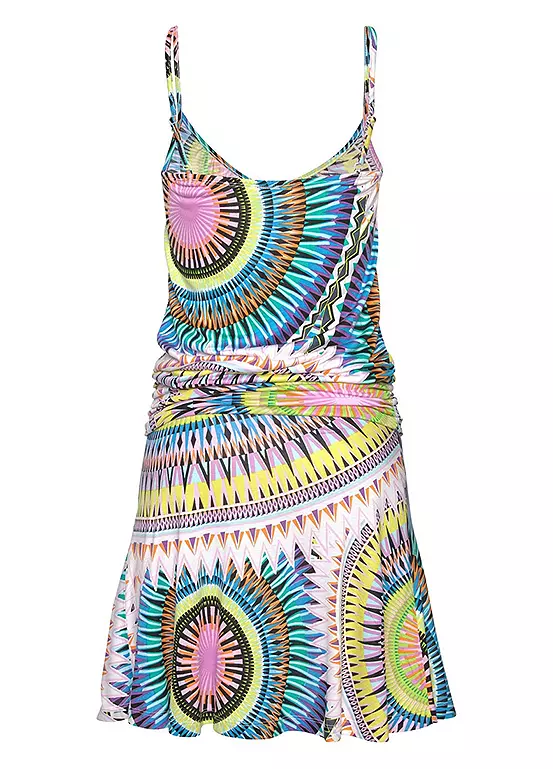 Beachtime Multi Print Beach Dress - Image 4
