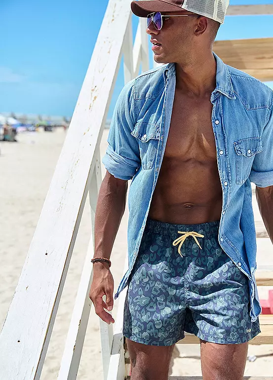 Bruno Banani Patterned Swimming Shorts