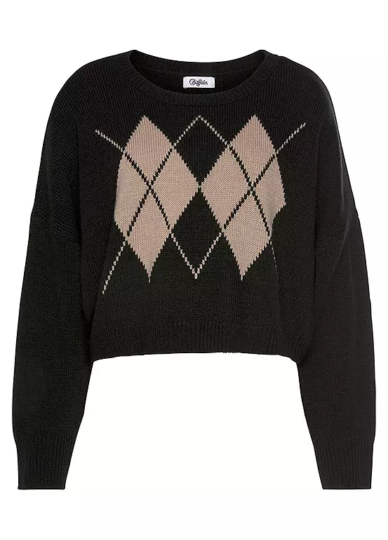 Buffalo Diamond Knit Patterned Sweater - Image 2