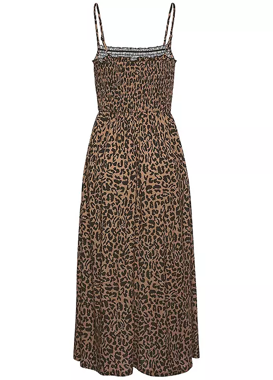 Buffalo Leopard Print Midi Dress - Image 4