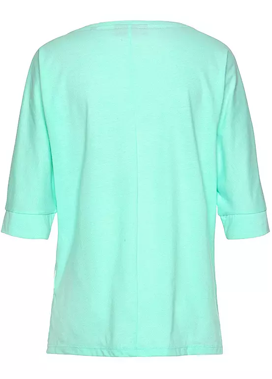 Buffalo Logo Print Oversized Top - Image 3