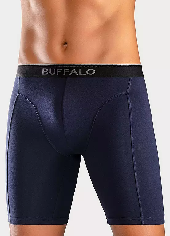 Buffalo Pack Of 3 Long Boxer Shorts - Image 4