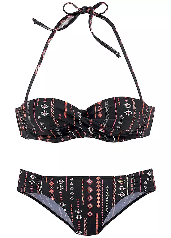 Buffalo Underwired Print Bandeau Bikini - Image 4