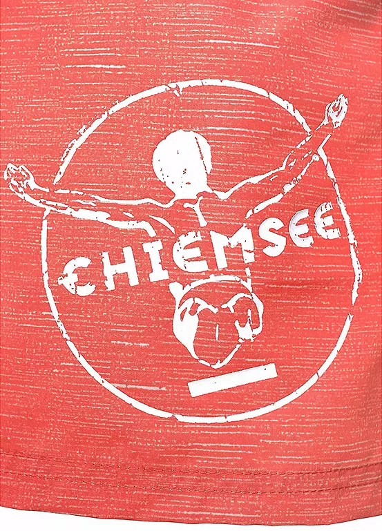 Chiemsee Logo Print Marl Swim Shorts - Image 4