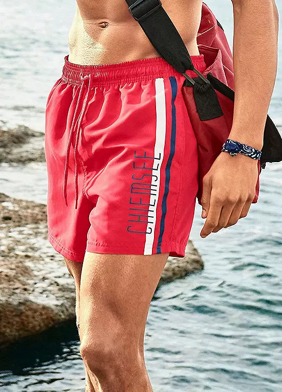 Chiemsee Logo Print Swim Shorts
