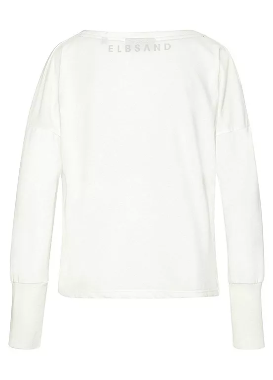 Elbsand Logo Print Long Sleeve Top - Image 4
