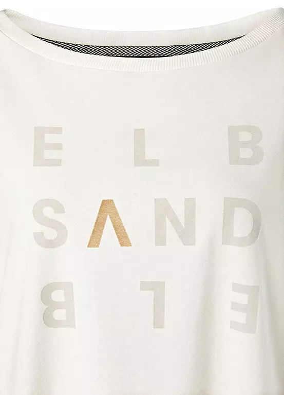 Elbsand Logo Print Long Sleeve Top - Image 5