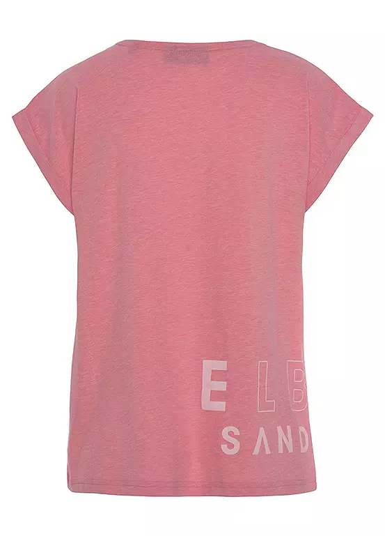 Elbsand Short Sleeve Logo Print T-Shirt - Image 3