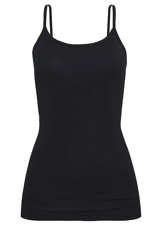 H.I.S 2 Pack Of Spaghetti Tops - Image 5