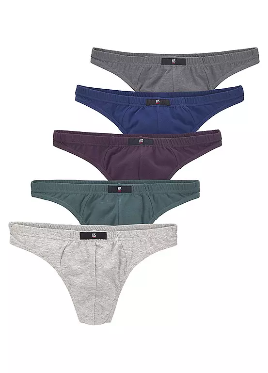H.I.S Pack Of 5 Thongs - Image 2