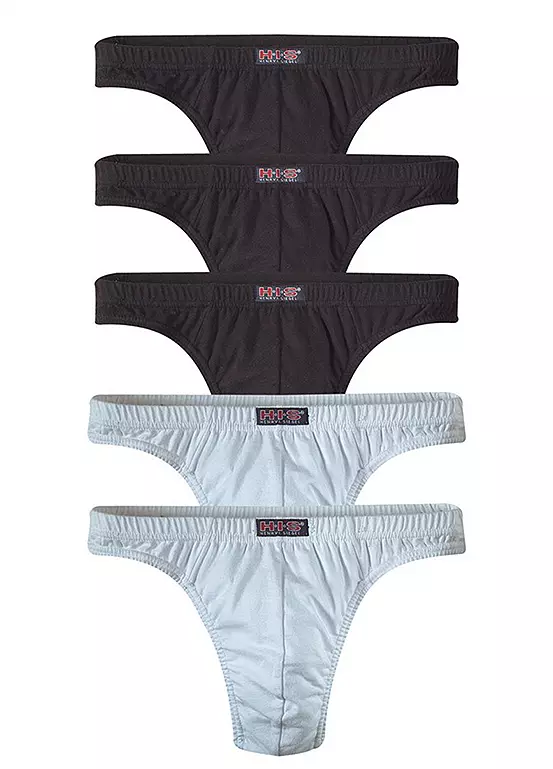 H.I.S Pack Of 5 Thongs - Image 4