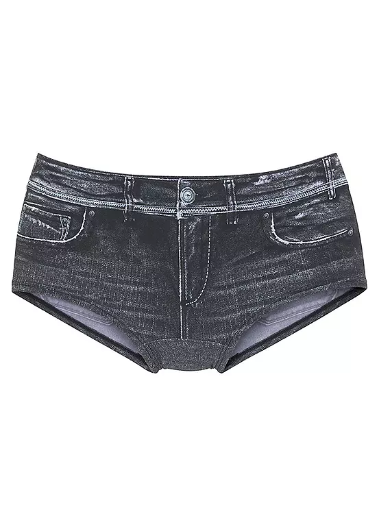 KangaROOS Denim Look Bikini Hotpants - Image 2
