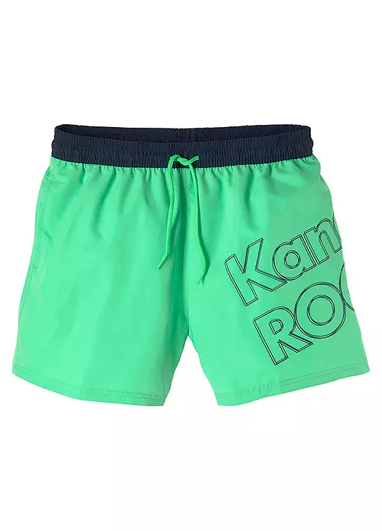 KangaROOS Logo Print Swim Shorts - Image 2