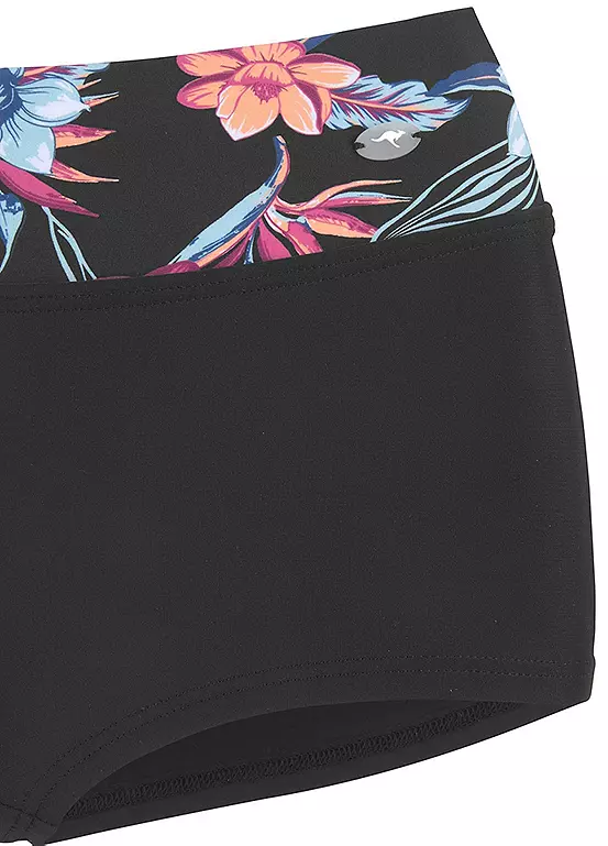 KangaROOS Printed Waistband Bikini Short - Image 4