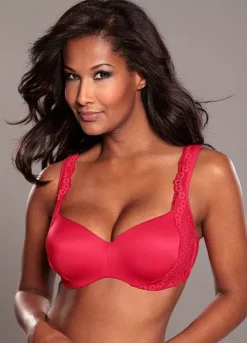 Nuance Lace Trim Underwired Bra