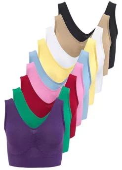 Nuance Pack Of 9 Non-Wired Bras