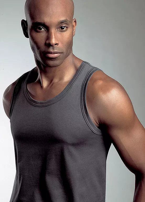 Pack Of 3 Round Neck Vests - Image 2