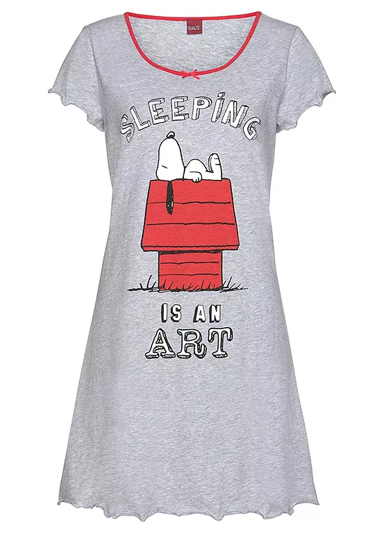 Peanuts Snoopy Print Nightshirt - Image 2