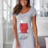 Peanuts Snoopy Print Nightshirt