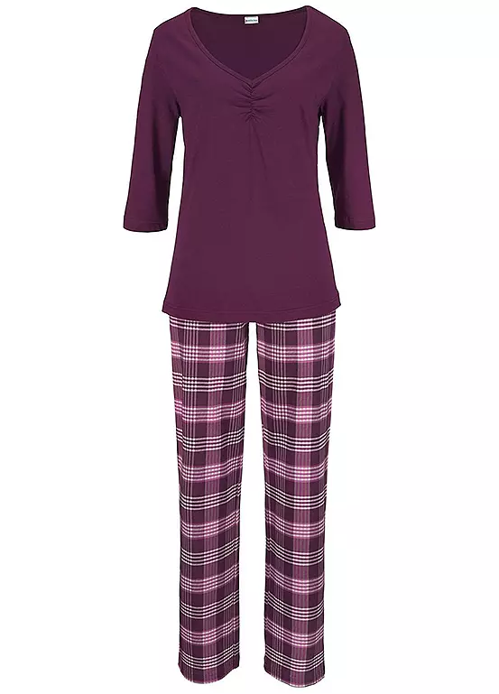 Petite Fleur Check Pyjamas - Image 2