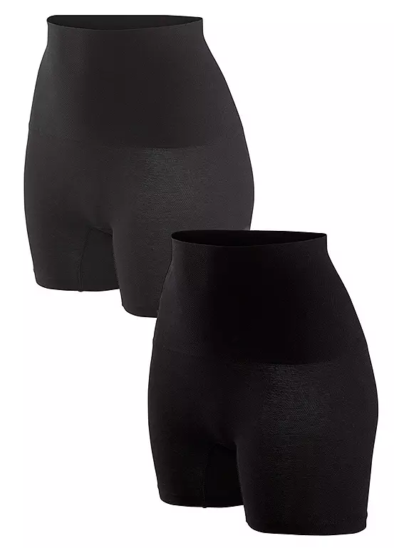 Petite Fleur Pack Of 2 Body-Shaping Shorts - Image 5