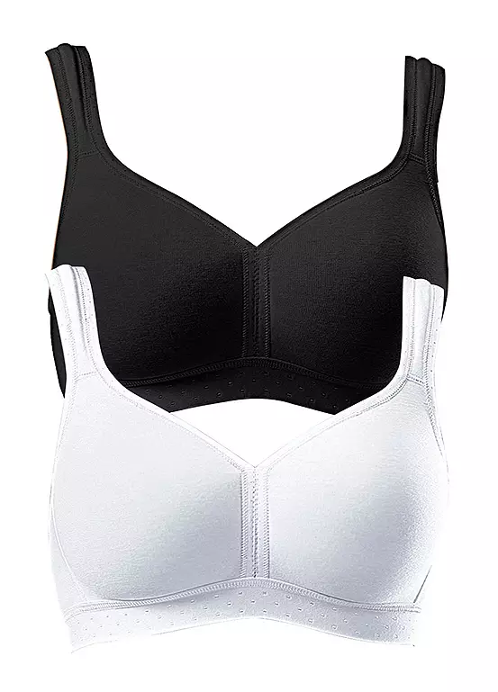 Petite Fleur Pack Of 2 Non-Wired Bras