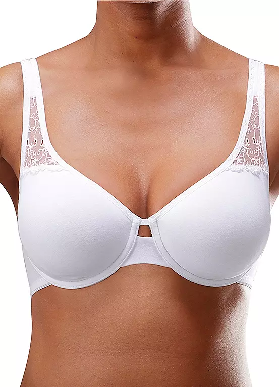 Petite Fleur Pack Of 2 Underwired Cotton T-Shirt Bras - Image 2