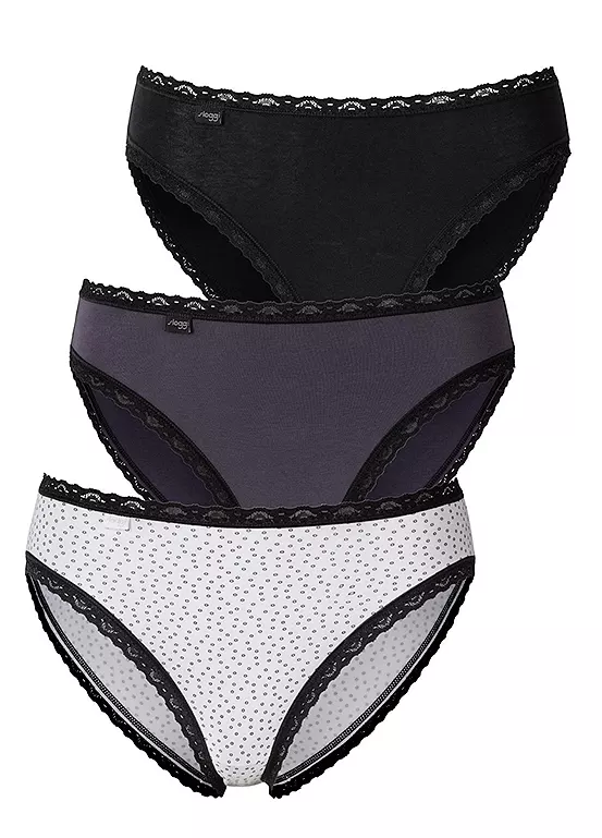 Sloggi Pack Of 3 High-Leg Briefs - Image 2