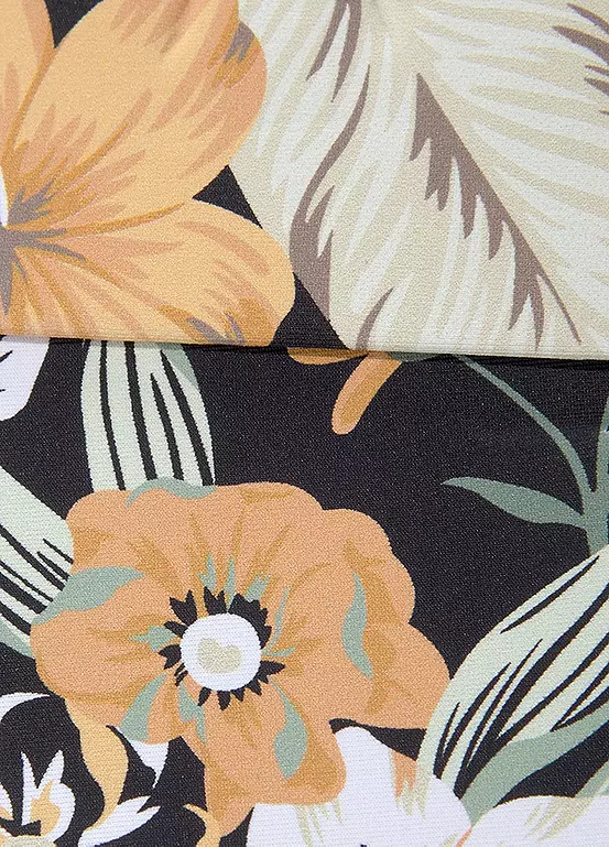 Sunseeker High Waist Tropical Print Bikini Bottoms - Image 5