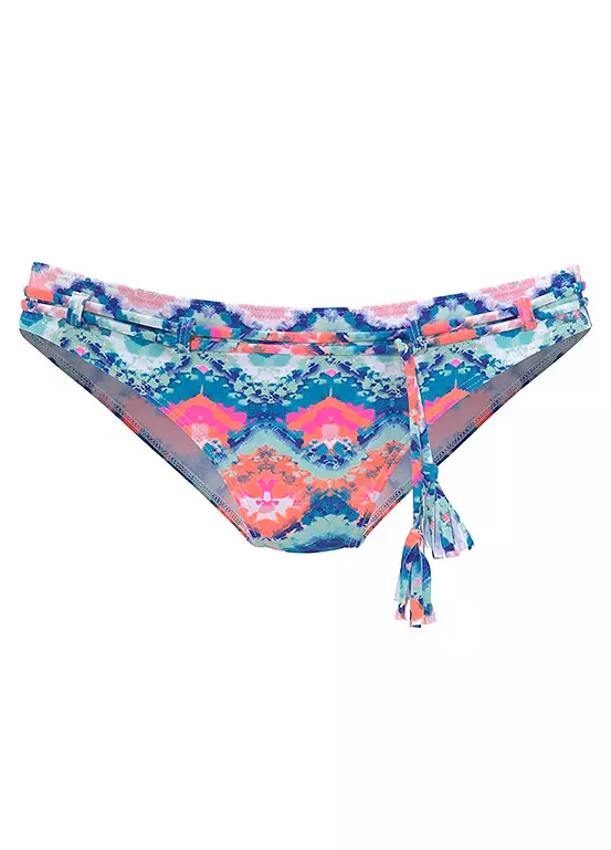 Venice Beach Patterned Bikini Bottoms
