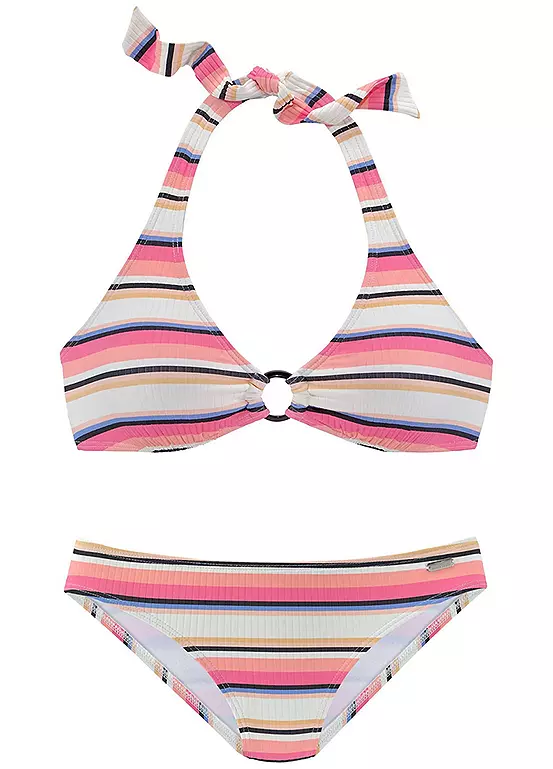 Venice Beach Ring Detailing Triangle Bikini Set - Image 2