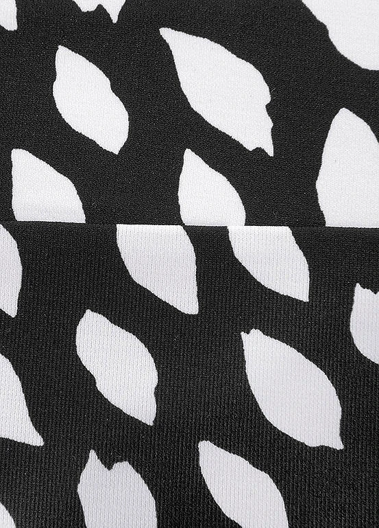 Vivance Abstract Print Wired Bandeau Bikini - Image 4