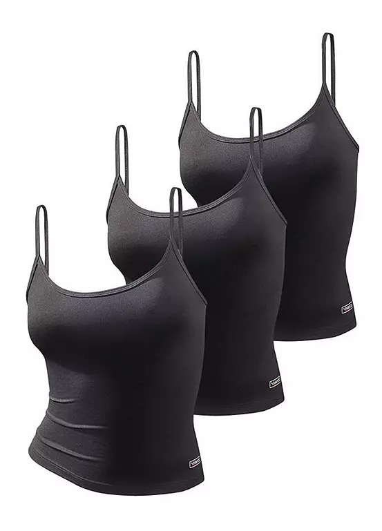 Vivance Active Pack Of 3 Vest Tops