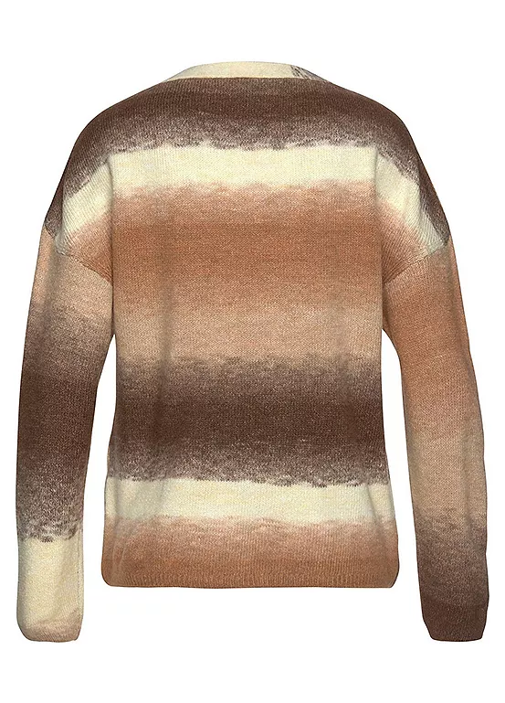 Vivance Colour Block Knit Sweater - Image 5