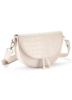 Vivance Crocodile Look Shoulder Bag
