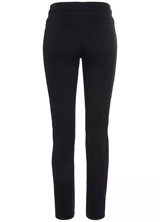 Vivance Decorative Zip Jeggings - Image 5