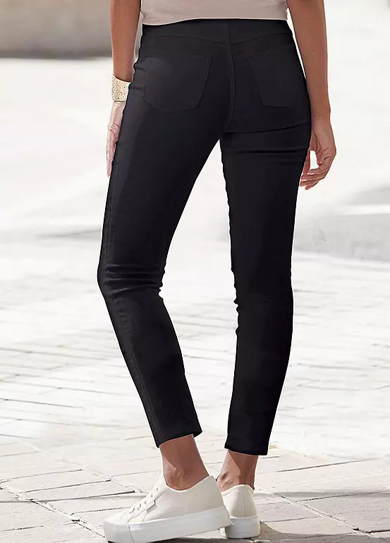 Vivance Decorative Zip Jeggings - Image 3