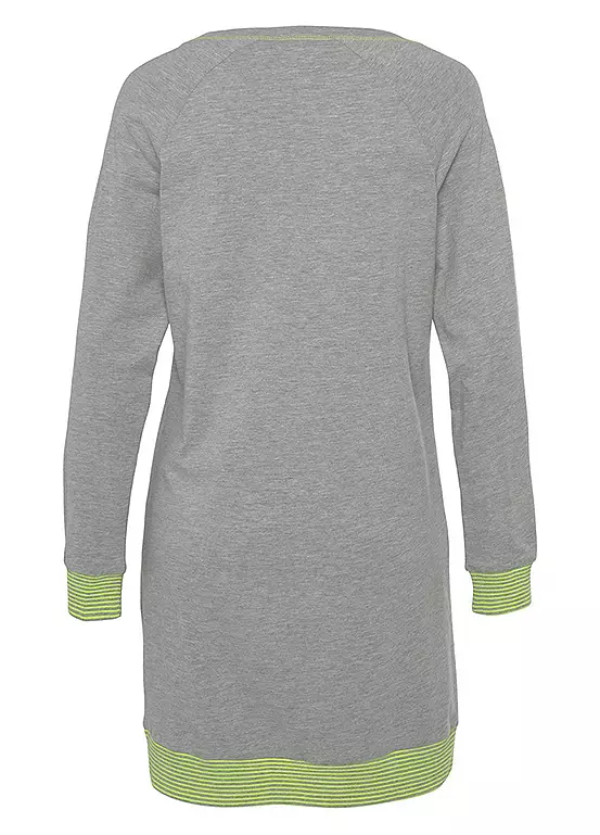 Vivance Dreams Contrast Trim Heart Print Nightie - Image 5