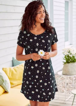 Vivance Dreams Daisy Print Nightgown