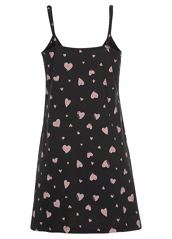 Vivance Dreams Heart Print Nightie - Image 3