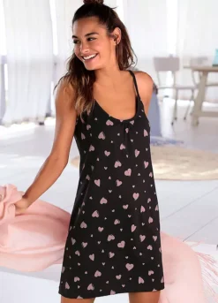 Vivance Dreams Heart Print Nightie