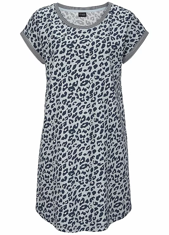 Vivance Dreams Leopard Print Nightshirt - Image 2