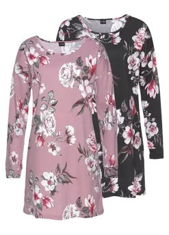 Vivance Dreams Pack Of 2 Nightgowns