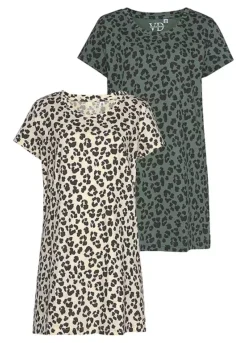 Vivance Dreams Pack Of 2 Sleep Shirts