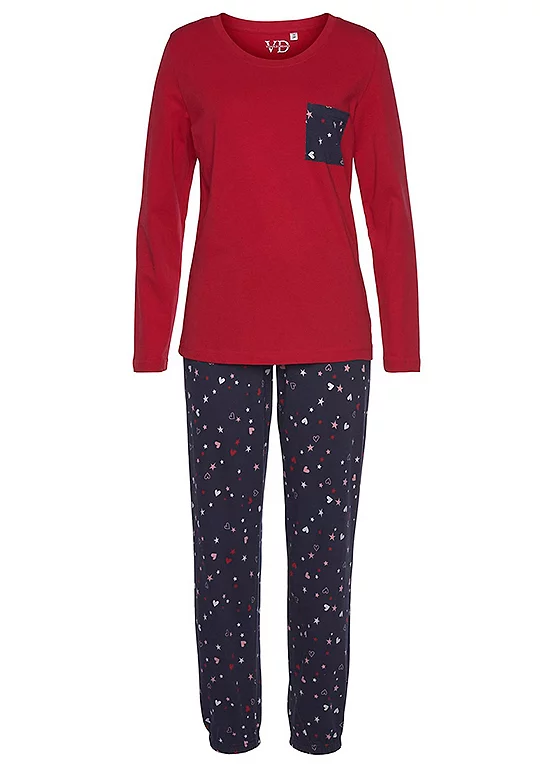 Vivance Dreams Printed Jersey Pyjamas - Image 2