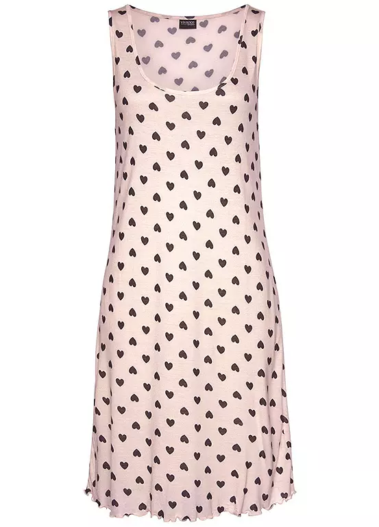 Vivance Dreams Sleeveless Printed Nightgown - Image 2